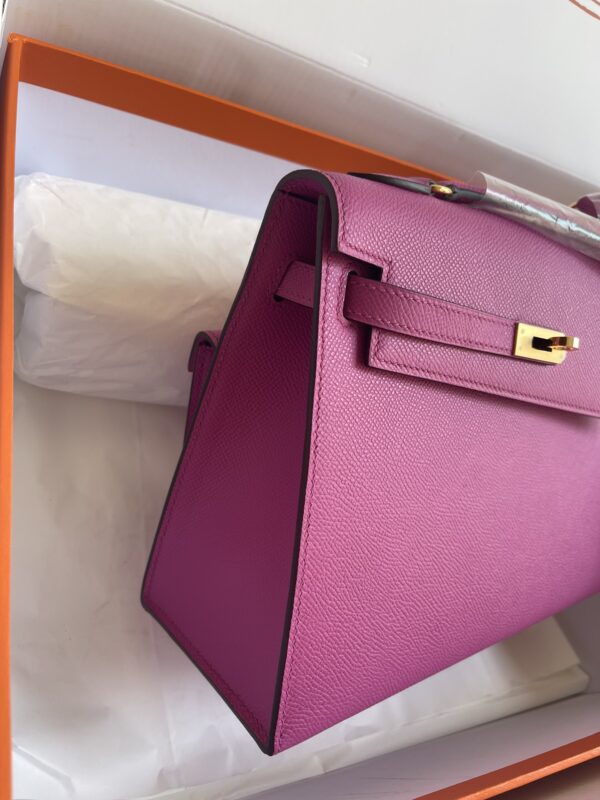 Hermes Kelly Pochette Handbag - Magnolia powder - Image 5