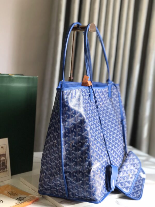 Goyard XLarge Reversible Anjou Double-Sided Tote Bag - Blue - Image 5