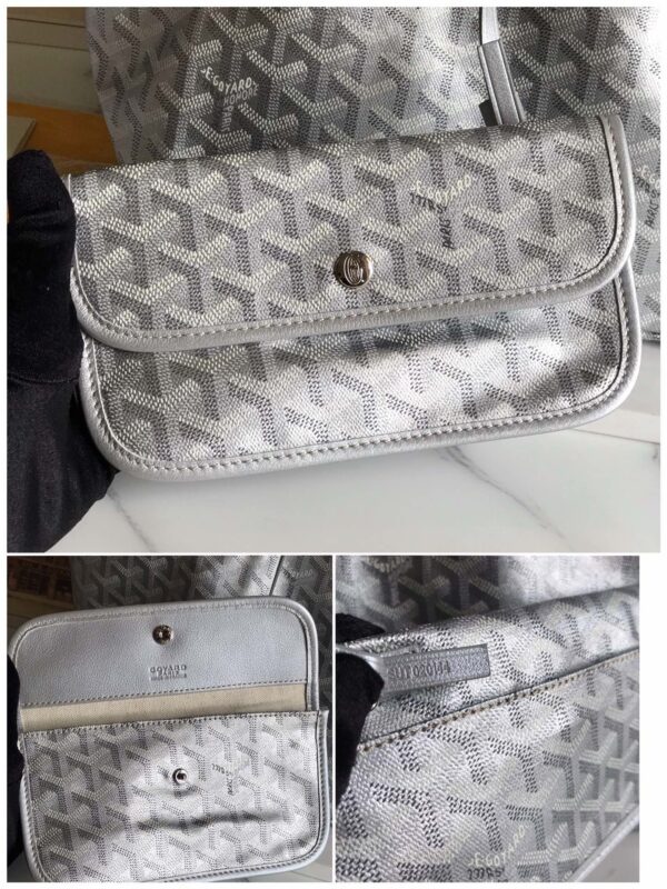 Goyard Saint Louis PM Limited Space Handbag - Silver - Image 5