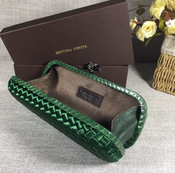 Bottega Veneta Large Classic Dinner Bag - Green - Image 3