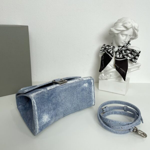 Balenciaga Hourglass Small bag - Denim Blue - Image 3