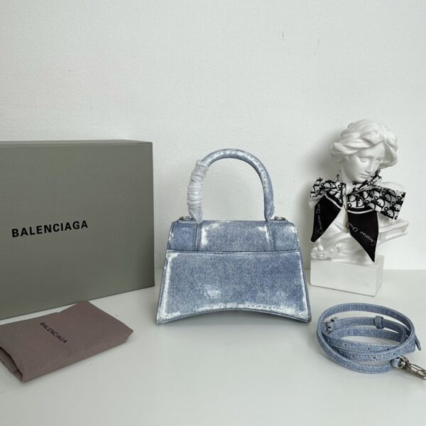 Balenciaga Hourglass Small bag - Denim Blue - Image 5