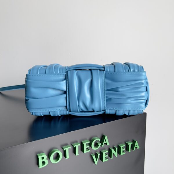 Bottega Veneta Cute Pleated Mini Tote Bag - Blue - Image 5