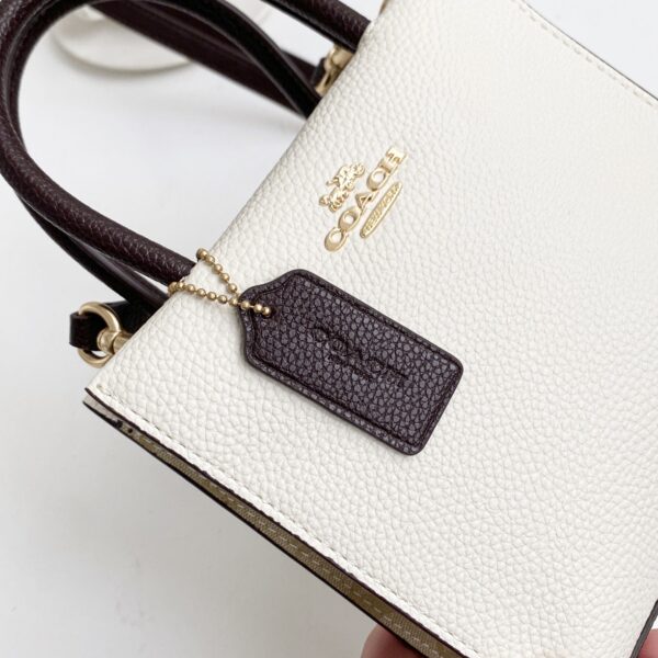 Coach Cally Mini Tote  Music Bag - White - Image 2