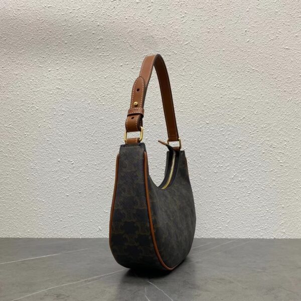 Celine Ava Armpit Bag - Brown - Image 5