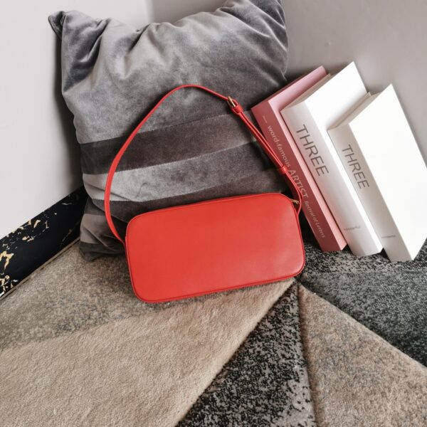 Celine Armpit Shoulder Bag - Red - Image 5