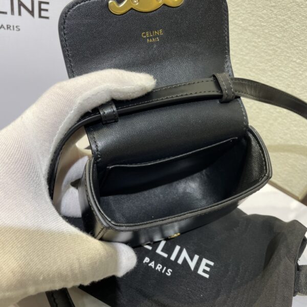 Celine 2022 New Mini Headphone Bag - Black - Image 2