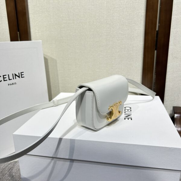 Celine 2022 New Mini Headphone Bag - White - Image 5