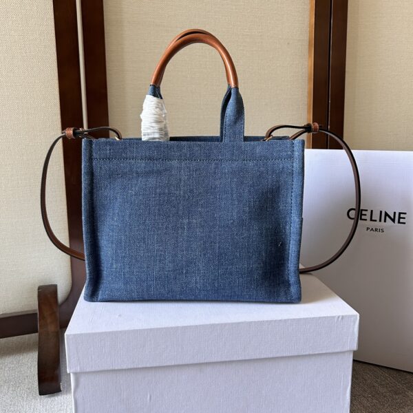 Celine Cabas Thais Small Triomphe Handbag - Image 4