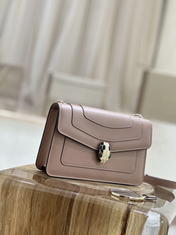 Bulgari Serpenti Forever Shoulder Bag - Milk Tea - Image 5