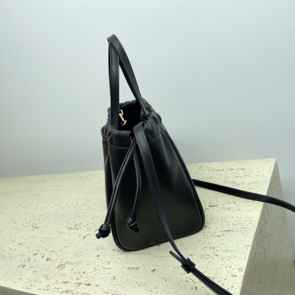 Celine Cabas Triomphe Small Drawstring Bag - Black - Image 2