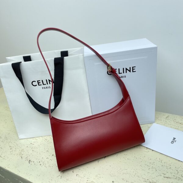 Celine Armpit Bag - Red - Image 5