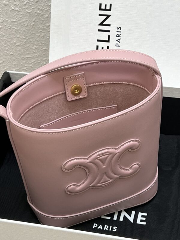 Celin E Mini Bucket Bag - Pink - Image 2