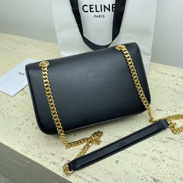 Celine Arc De Triomphe Chain Bag - Black - Image 3