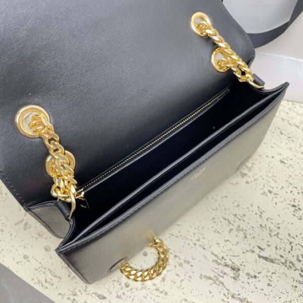 Celine Arc De Triomphe Chain Bag - Black - Image 2