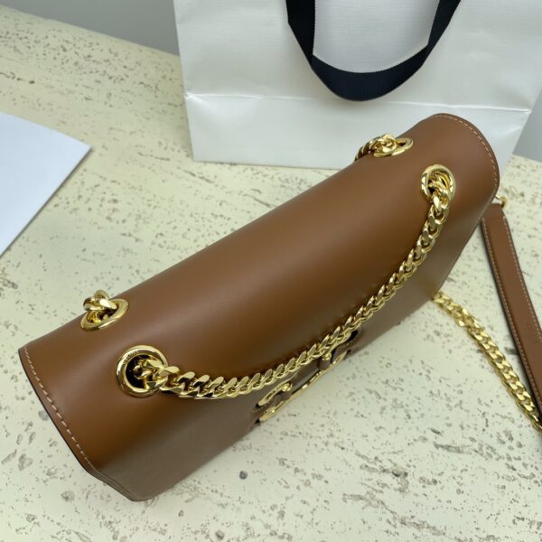 Celine Arc De Triomphe Chain Bag - Brown - Image 4