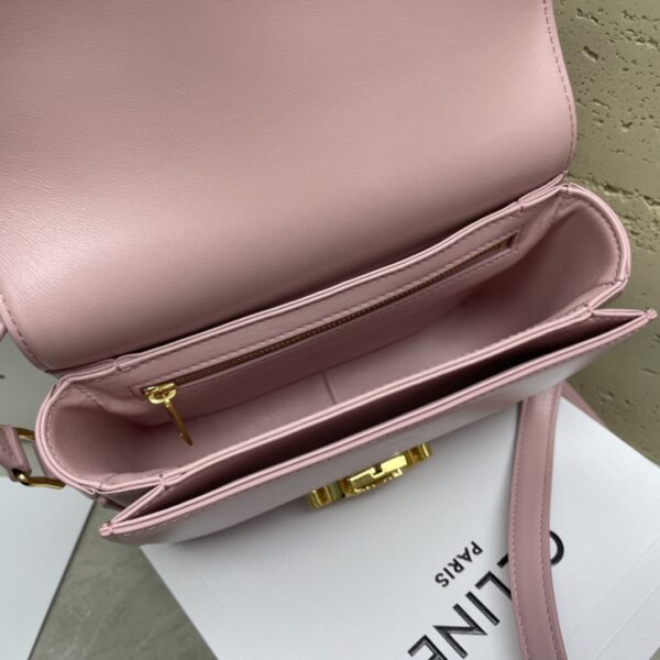 Celine Teen Triomphe Calfskin Handbag - Pink - Image 2