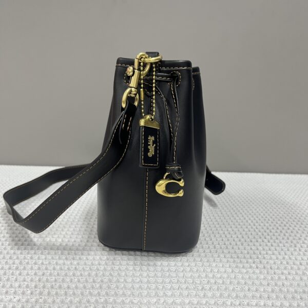 Coach Camila Mini Bucket Bag - Black - Image 5