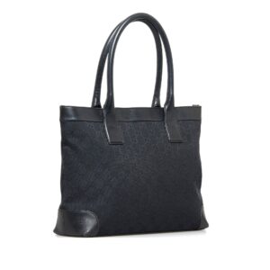 Black Gucci GG Canvas Tote Bag | Luna Bags