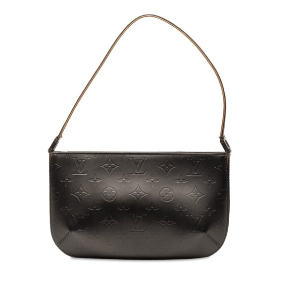 Gray Louis Vuitton Monogram Mat Fowler Shoulder Bag | Luna Bags
