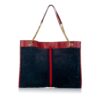 Blue Gucci Rajah Suede Tote Bag | Luna Bags - Image 2