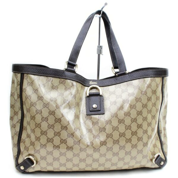 Brand Inspired Gucci Tote Bag Brown PVC (SHC7-10526) | Luna Bags