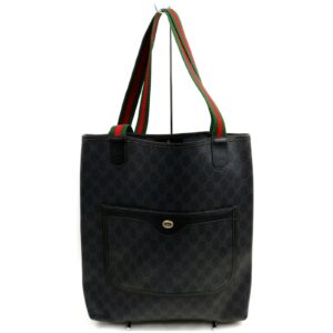 Brand Inspired Gucci Tote Bag Black PVC (SHC7-10056) | Luna Bags