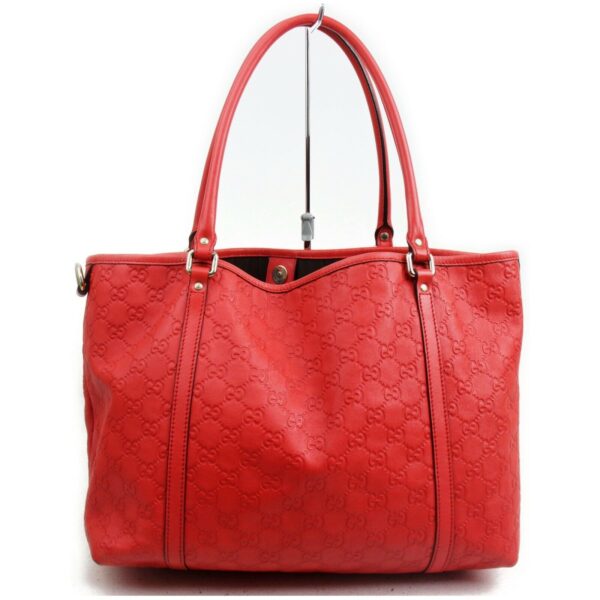 Brand Inspired Gucci Tote Bag Red Leather (SHC7-10057) | Luna Bags