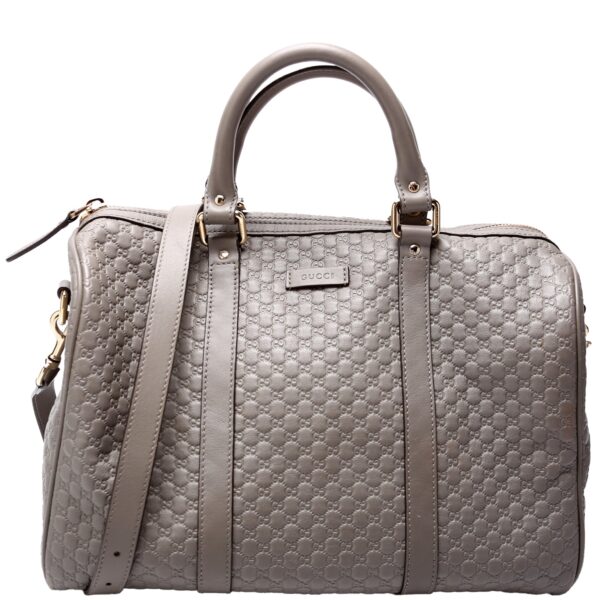 Boston With Strap Guccissima | Luna Bags
