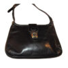 1950s Gucci Vintage Bluish Black Leather Jackie Hobo Bag | Luna Bags - Image 5