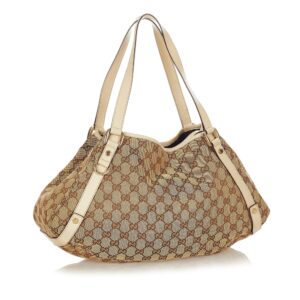 Brown Gucci GG Canvas Pelham Tote Bag | Luna Bags