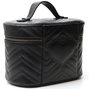 (WMNS) GUCCI SS21 GG MarmontHandholdBagMakeup Bag Black 609340-DTDCT-1000 | Luna Bags