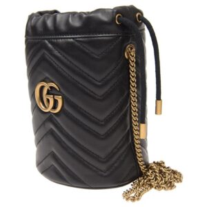 (WMNS) GUCCI GG Marmont Mini Crossbody Bag Black 575163-DTDRT-1000 | Luna Bags