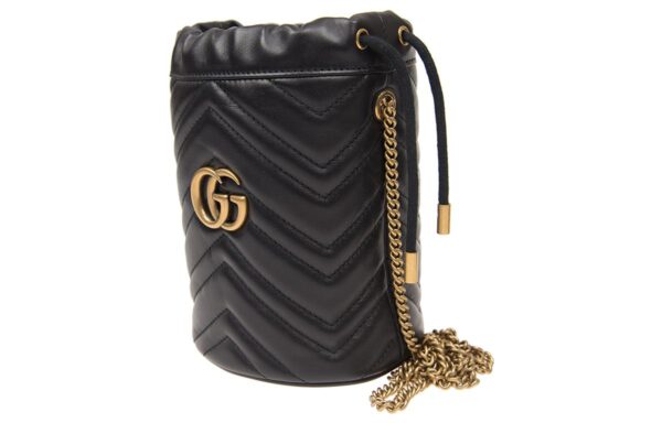 (WMNS) GUCCI GG Marmont Mini Crossbody Bag Black 575163-DTDRT-1000 | Luna Bags