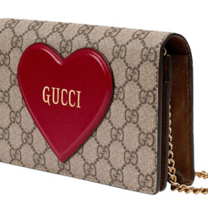 (WMNS) GUCCI Logo 3D Love Canvas Chain Shoulder Messenger Bag / Red Valentine's Day limited 648948-20QAS-8570 | Luna Bags