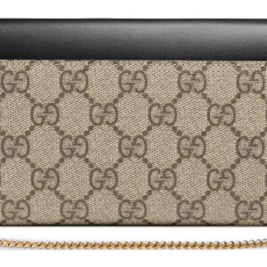 (WMNS) GUCCI Padlock Metallic Logo Canvas Chain handbag / Black 453506-KLQIG-8575 | Luna Bags