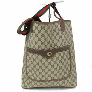 Brand Inspired Gucci Tote Bag Brown PVC | Luna Bags