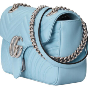 (WMNS) GUCCI GG Marmont Small-Sized Single-Shoulder Bag Blue 443497-DTDIY-4928 | Luna Bags