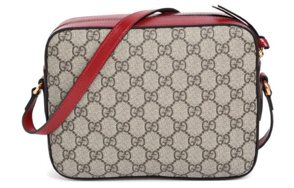 (WMNS) GUCCI Classic Buckle1955 Camera Bag Metallic Chains Vintage Gold Button Shoulder Bag Small Red 645454-92TCG-8561 | Luna Bags