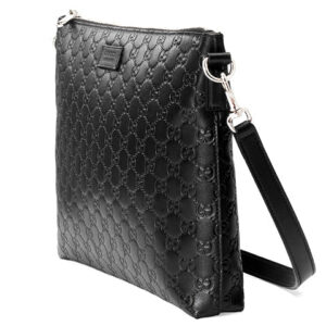 (WMNS) GUCCI GG Leather Single-Shoulder Bag Black 473882-DMT1N-1000 | Luna Bags