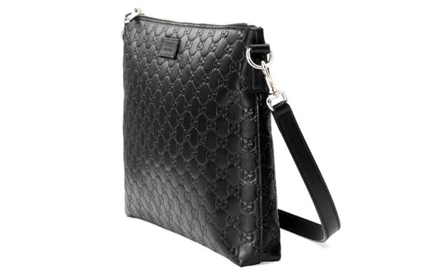 (WMNS) GUCCI GG Leather Single-Shoulder Bag Black 473882-DMT1N-1000 | Luna Bags
