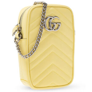 (WMNS) GUCCI GG Marmont Shoulder Bag Yellow 598597-DTDCP-7412 | Luna Bags