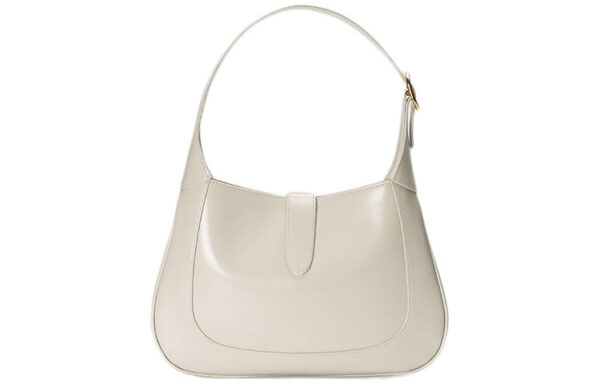 (WMNS) GUCCI Jackie 1961 Series Single-Shoulder Bag Small-Size White 636709-10O0G-9022 | Luna Bags
