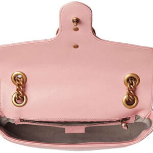 (WMNS) GUCCI GG Marmont SeriesSingle Shoulder Bag Small Light Pink 443497-DTDIT-5909 | Luna Bags