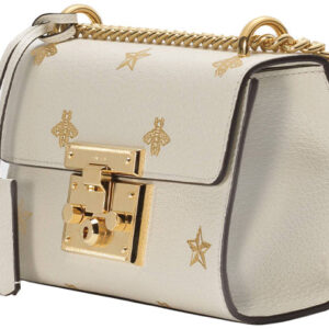 (WMNS) GUCCI Padlock Bee Star Small-Sized Single-Shoulder Bag White 432182-DJ2LG-8711 | Luna Bags