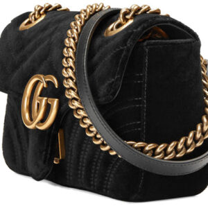 (WMNS) GUCCI GG Marmont ClassicG Crossbody Bag Single Shoulder Bag Black 446744-K4D2T-1000 | Luna Bags