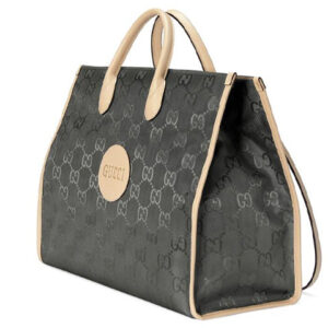 (WMNS) GUCCI Logo PatternPrint Off The GridSeries Tote HandholdBag DarkGray 630353-H9HAN-1263 | Luna Bags
