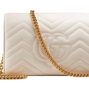 (WMNS) GUCCI Marmont Series Single Shoulder Bag mini White 474575-DTD1T-9022 | Luna Bags