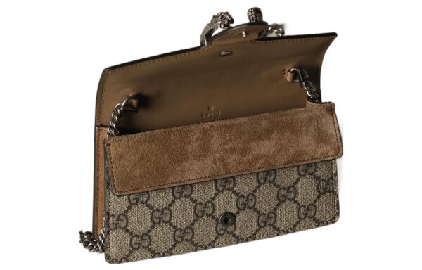 (WMNS) Gucci Dionysus GG Supreme Super Mini Bag 'Beige' 476432-KHNRN-8642 | Luna Bags