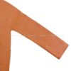 2019SS HERMES Plainly colored jacket Ladies short Jacket coat Double face Sellier Button orange brulee Cashmere/polyamide 38 | Luna Bags - Image 7
